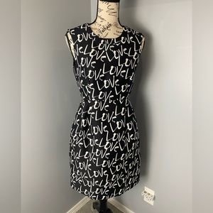 Kate Spade Mindy Graffiti Love Dress